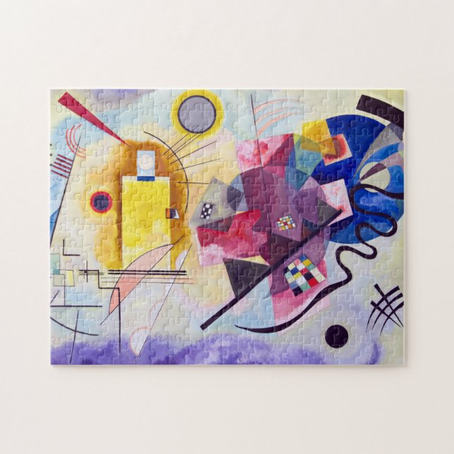 Yellow Red Blue, Wassily Kandinsky Jigsaw Puzzle (Horizontal)