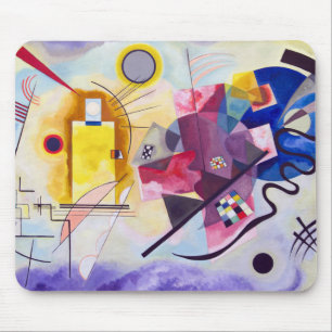 Yellow Red Blue, Wassily Kandinsky Mouse Pad