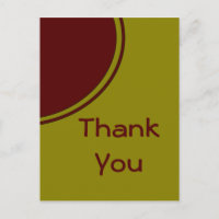 Yellow Red Circle Thank You