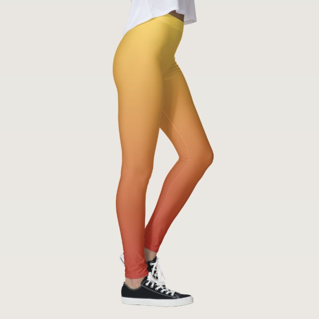 Yellow - Red Gradient leggings (Right)