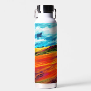 Yellow Red Hills Water Bottle