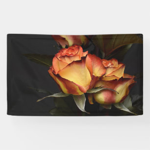 Yellow Red Rose Banner