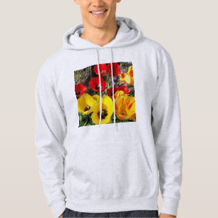Yellow & Red Tulips Hoodie