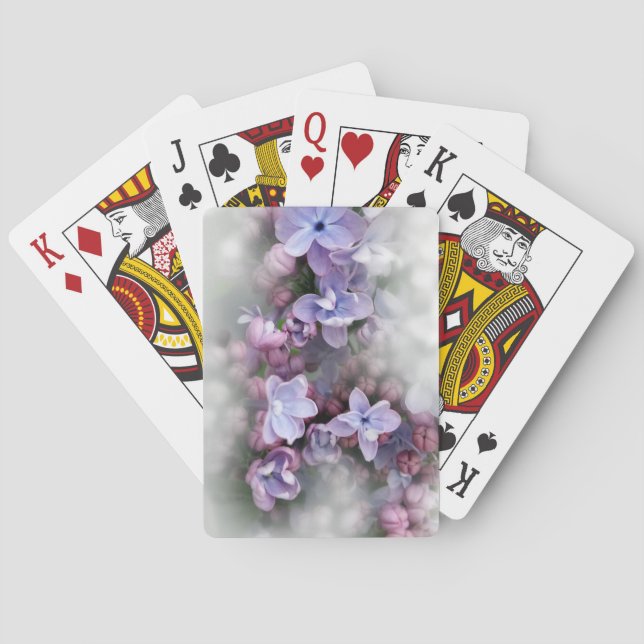 yellow red tulips playing cards (Back)