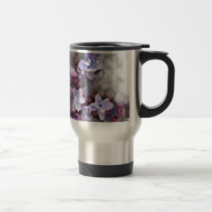 yellow red tulips travel mug