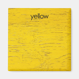 Yellow Refrigerator Magnet