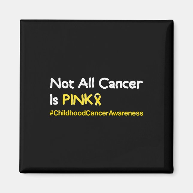 Yellow Ribbon  Childhood Cancer  For Kids Youth  Magnet (Front)