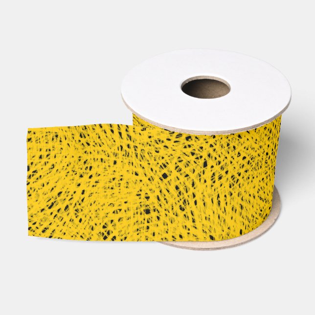 Yellow ribbon grosgrain ribbon (Spool)