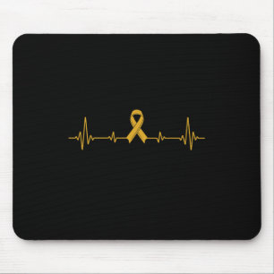 Yellow Ribbon Suicide Prevention Awareness Mouse Pad