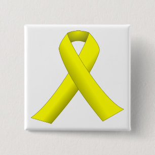 Yellow Ribbon (until they all come home) Button