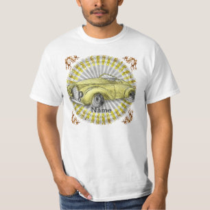 Yellow Roadster Car T-Shirt