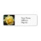 Yellow Rose Address Label
