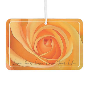 Yellow Rose Air Freshener with Photo Ops - HAMbyWG