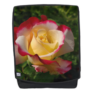 yellow rose backpack