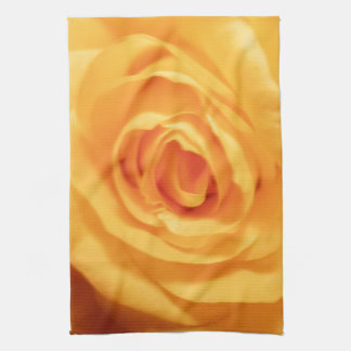 Yellow Rose Bud Roses Flower Floral Photo Tea Towel