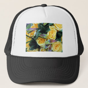 Yellow Rose Buds Trucker Hat