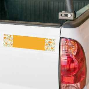 Yellow rose bumper sticker