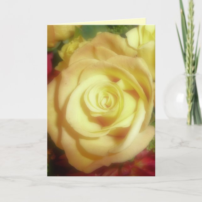 Yellow Rose Card (Front)