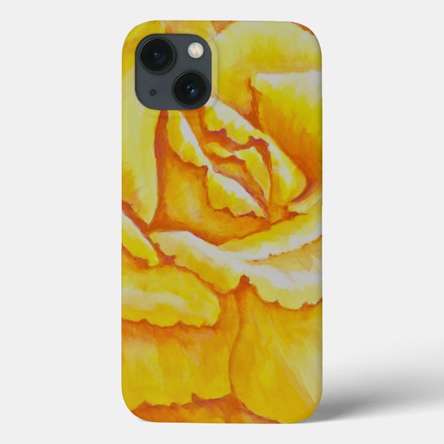 Yellow Rose Case-Mate iPhone Case (Back)