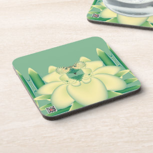 Yellow Rose Coaster