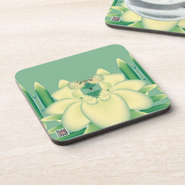 Yellow Rose Coaster (Left Side)