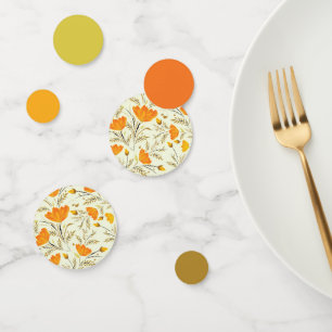 Yellow rose confetti