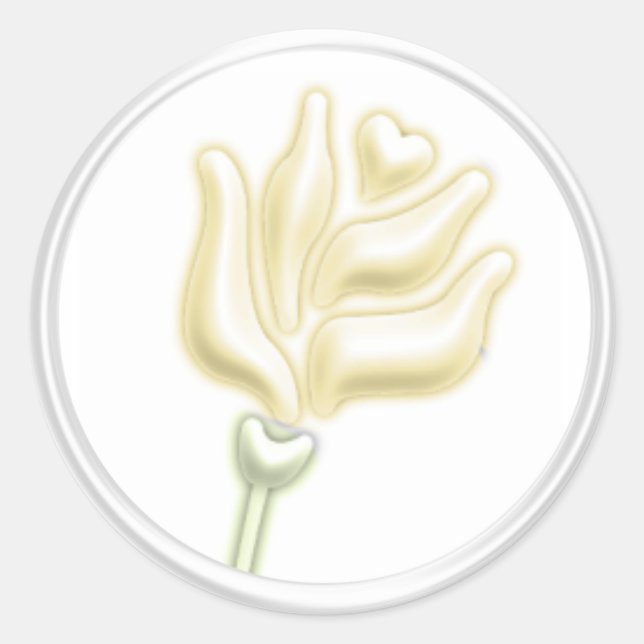 Yellow Rose Envelope Seal (Front)