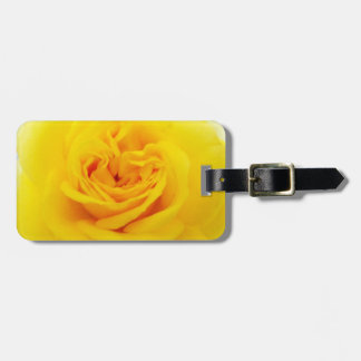 Yellow Rose Flower Close-up Luggage Tag