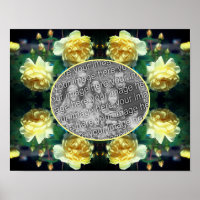 Yellow Rose Flower Frame Create Your Own Photo