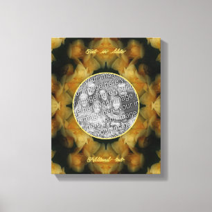 Yellow Rose Flowers Create Your Own Photo Canvas Print