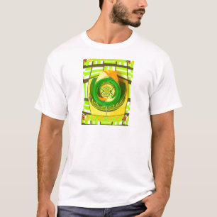 Yellow Rose Graphic Art Design T-Shirt
