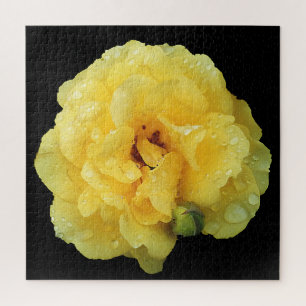 YELLOW ROSE  JIGSAW PUZZLE