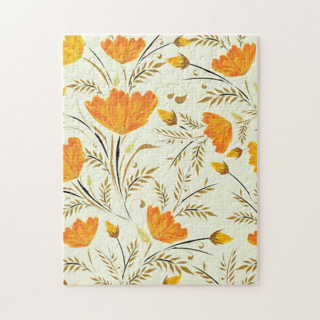 Yellow rose jigsaw puzzle (Vertical)