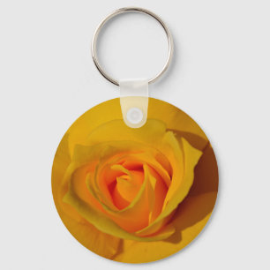 Yellow Rose Key Ring