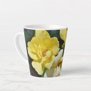 Yellow Rose Latte Mug