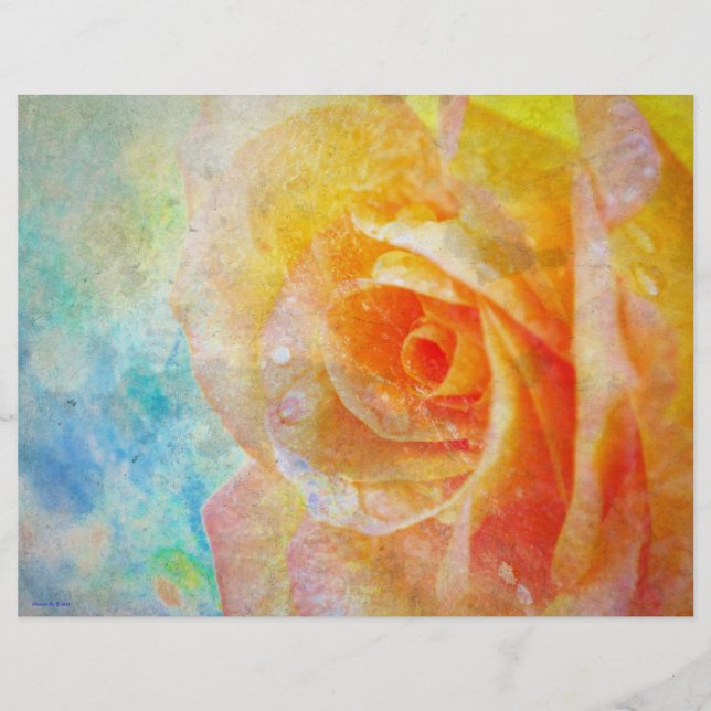 Yellow Rose Letterhead (Front)