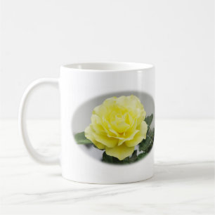 Yellow rose mug