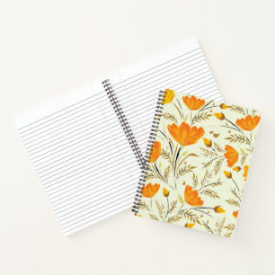 Yellow rose notebook