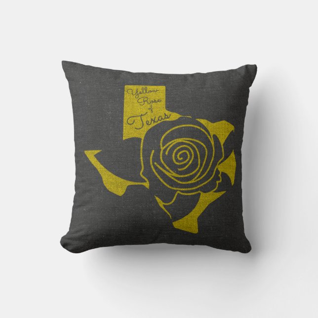 Yellow Rose of Texas Cushion (Front)