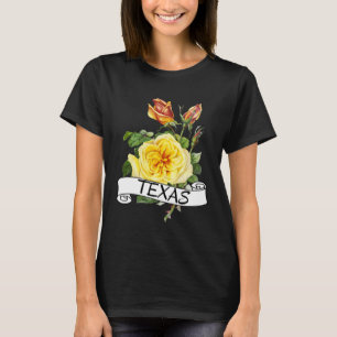 Yellow Rose of Texas Flower State of Texas Garden T-Shirt