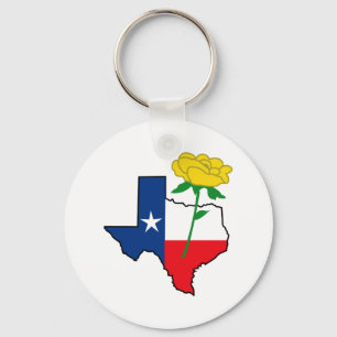 YELLOW ROSE OF TEXAS KEY RING