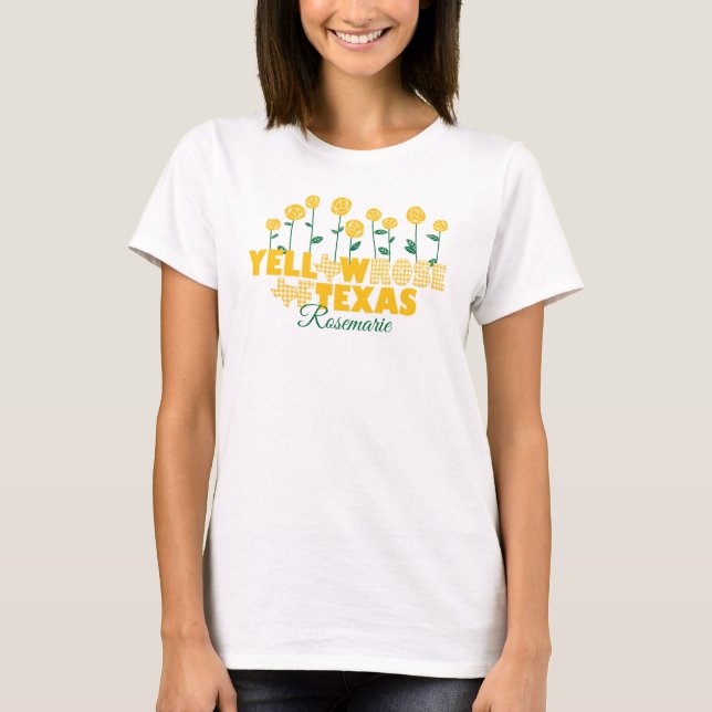 Yellow Rose of Texas - Rose Garden T-Shirt (Front)