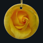 Yellow Rose Ornament Personalised Rose Decorations<br><div class="desc">Romantic Rose Ornaments Personalised Wedding Mementos Holiday Decorations Yellow Rose Classic Decorations Beautiful Romantic Christmas Gifts Hanukkah Neutral Holiday Decorations Keepsakes & Gifts for Friend Family Men Women Kids Home & Office Original Stylish Nondenominational Holiday Art Decorations Holiday Greetings Christmas / Hanukkah Cards & Nonsecular Holiday Gifts Design by Kim...</div>