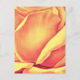 Yellow Rose Painting - Multi Postcard