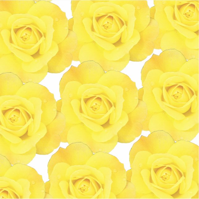 Yellow Rose Patterns Floral Flower Abstract Spring (Front)