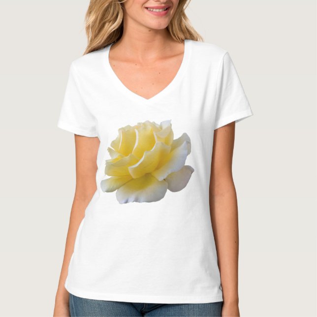 Yellow rose petals T-Shirt (Front)
