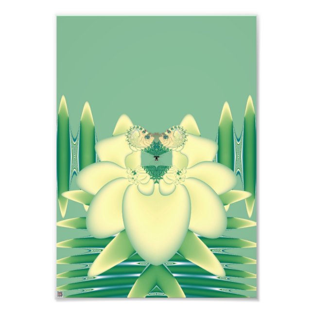 Yellow Rose Photo Print (Front)