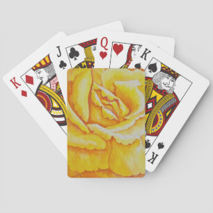 Yellow Rose Playing Cards