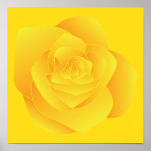 Yellow Rose Poster