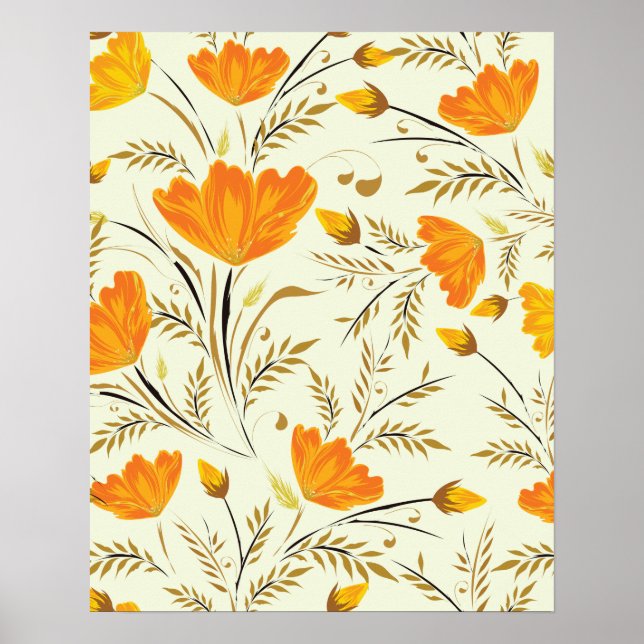 Yellow rose poster (Front)